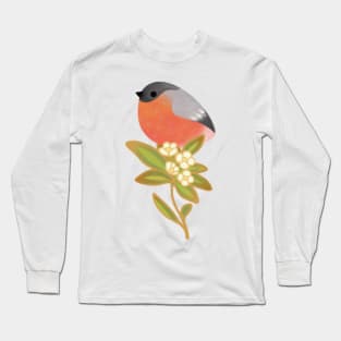 Eurasian bullfinch 1 Long Sleeve T-Shirt